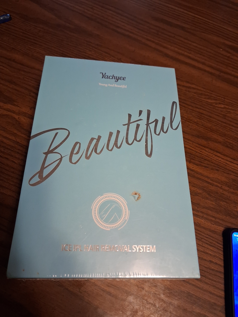 Yachyee Beautiful Ice IPL Hair Removal System - Light Blue